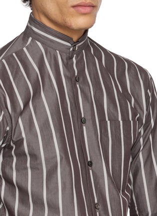Detail View - Click To Enlarge - BEAUTIFUL PEOPLE - Scarf Neck Striped Shirt