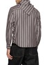 Back View - Click To Enlarge - BEAUTIFUL PEOPLE - Scarf Neck Striped Shirt