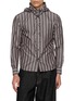 BEAUTIFUL PEOPLE Scarf Neck Striped Shirt