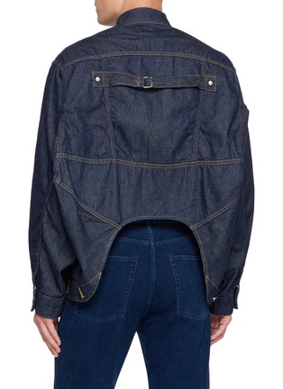 Back View - Click To Enlarge - BEAUTIFUL PEOPLE - Double End Medium Wash Denim Jacket