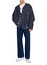 Figure View - Click To Enlarge - BEAUTIFUL PEOPLE - Double End Medium Wash Denim Jacket