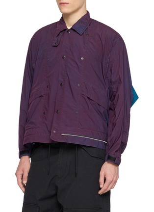 Detail View - Click To Enlarge - BEAUTIFUL PEOPLE - Gradient Dyed Double-End Nylon Windbreaker