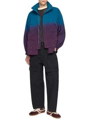 Figure View - Click To Enlarge - BEAUTIFUL PEOPLE - Gradient Dyed Double-End Nylon Windbreaker
