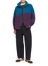 Figure View - Click To Enlarge - BEAUTIFUL PEOPLE - Gradient Dyed Double-End Nylon Windbreaker