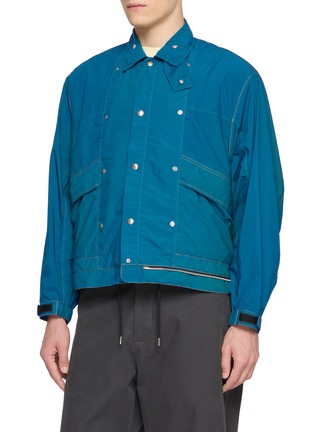 Detail View - Click To Enlarge - BEAUTIFUL PEOPLE - Gradient Dyed Double-End Nylon Windbreaker