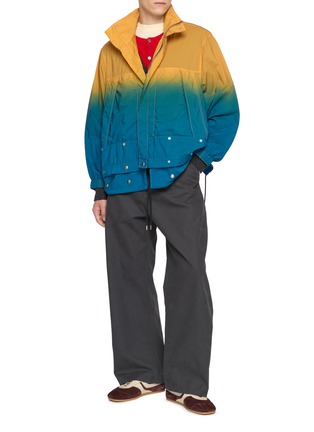 Figure View - Click To Enlarge - BEAUTIFUL PEOPLE - Gradient Dyed Double-End Nylon Windbreaker