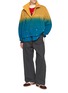 Figure View - Click To Enlarge - BEAUTIFUL PEOPLE - Gradient Dyed Double-End Nylon Windbreaker