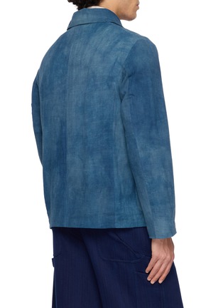 Back View - Click To Enlarge - KARTIK RESEARCH - French Knot Indigo Chore Coat