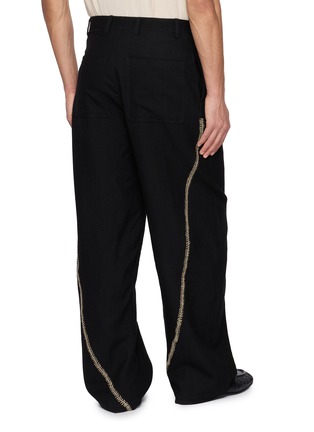 Back View - Click To Enlarge - KARTIK RESEARCH - Embroidered Sultan Pants