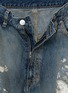 Detail View - Click To Enlarge - ANCELLM - Paint Splatter Straight Leg Denim Jeans