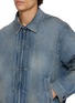  - ANCELLM - Aging Denim Tuck Jacket