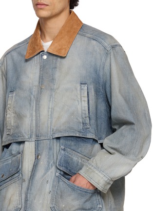  - ANCELLM - Aging Denim Half Jacket