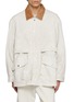 ANCELLM Aging Denim Half Jacket