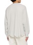 Back View - Click To Enlarge - ANCELLM - Damaged Waffle Crewneck T-Shirt