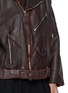  - ANCELLM - Aged Belted Biker Jacket