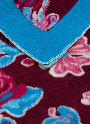 Detail View - Click To Enlarge - TESSITURA TOSCANA TELERIE (H.M.) - Caleido Boiled Wool Throw Blanket