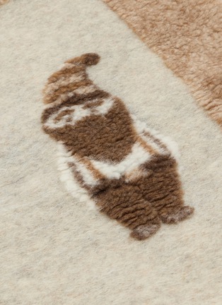 Detail View - Click To Enlarge - TESSITURA TOSCANA TELERIE (H.M.) - Memolo Boiled Wool Throw Blanket