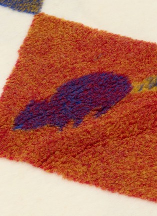 Detail View - Click To Enlarge - TESSITURA TOSCANA TELERIE (H.M.) - Boscolandia Boiled Wool Throw Blanket