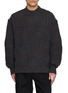 THE VIRIDI-ANNE Cable Weave Sweater