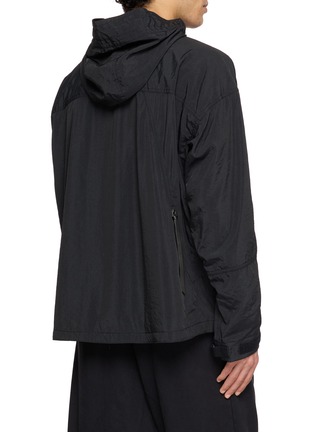 Back View - Click To Enlarge - THE VIRIDI-ANNE - Asymmetric Zip Pocketed Hooded Parka