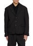 THE VIRIDI-ANNE Wool Garment-Dyed Blazer