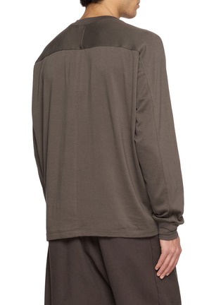 Back View - Click To Enlarge - THE VIRIDI-ANNE - Supima Long-Sleeve Crewneck Tee