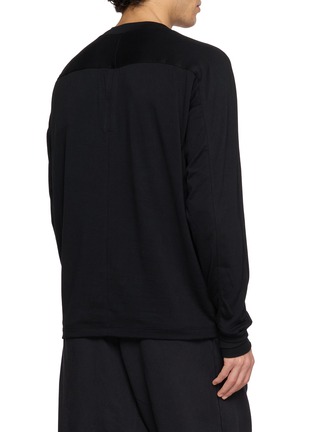 Back View - Click To Enlarge - THE VIRIDI-ANNE - Supima Long-Sleeve Crewneck Tee