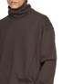 - THE VIRIDI-ANNE - Diagonal-Panel Turtleneck Sweatshirt