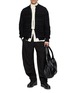 Figure View - Click To Enlarge - THE VIRIDI-ANNE - Tie-Neck Double-Pocket Shirt