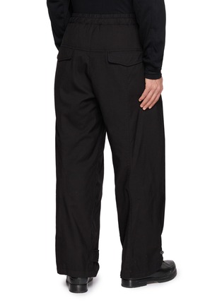 Back View - Click To Enlarge - THE VIRIDI-ANNE - Garment-Dyed Wide Leg Trousers