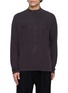 THE VIRIDI-ANNE Henley Silk Pocket T-shirt