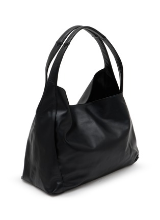 Detail View - Click To Enlarge - DISCORD YOHJI YAMAMOTO - Small Profile Leather Tote Bag
