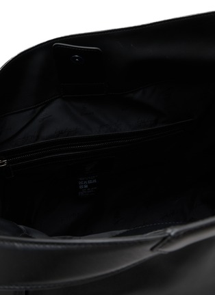 Detail View - Click To Enlarge - DISCORD YOHJI YAMAMOTO - Small Profile Leather Tote Bag