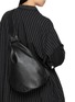 Figure View - Click To Enlarge - DISCORD YOHJI YAMAMOTO - Medium Tuck Leather Sling Bag