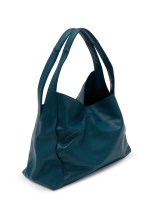 Detail View - Click To Enlarge - DISCORD YOHJI YAMAMOTO - Small Profile Leather Tote Bag