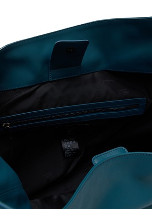Detail View - Click To Enlarge - DISCORD YOHJI YAMAMOTO - Small Profile Leather Tote Bag