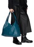 Figure View - Click To Enlarge - DISCORD YOHJI YAMAMOTO - Small Profile Leather Tote Bag