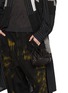 Front View - Click To Enlarge - DISCORD YOHJI YAMAMOTO - Drape Clasp Pouch Leather Bag