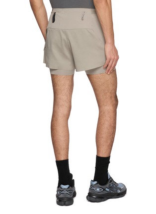 Back View - Click To Enlarge - ADIDAS - X Song for the Mute Graphic Print Layered Running Shorts