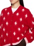  - BARRIE - Diamond Patch Knit Cashmere Cardigan