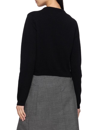 Back View - Click To Enlarge - BARRIE - Gem Embellished Knit Cardigan