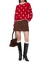 Figure View - Click To Enlarge - BARRIE - Diamond Patch Knit Sweater