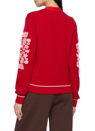 Back View - Click To Enlarge - BARRIE - Thistle League Knit Cardigan