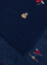 Detail View - Click To Enlarge - CITRUS - Beaded Apres Ski Wool Cashmere Scarf