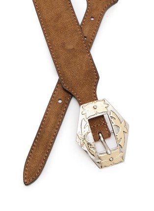 Detail View - Click To Enlarge - FORTELA - Yuchi Suede Belt