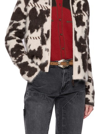 Figure View - Click To Enlarge - FORTELA - Yuchi Suede Belt