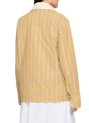 Back View - Click To Enlarge - YOUNG N SANG - Check Shirt Jacket