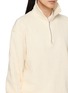  - YOUNG N SANG - Quarter Zip Waffle Knit Pullover