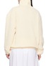 Back View - Click To Enlarge - YOUNG N SANG - Quarter Zip Waffle Knit Pullover