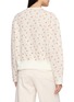 Back View - Click To Enlarge - YOUNG N SANG - Floral Split-Neck Knit Top